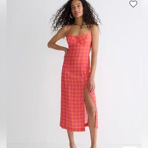 J.Crew Gingham Dress - NWT